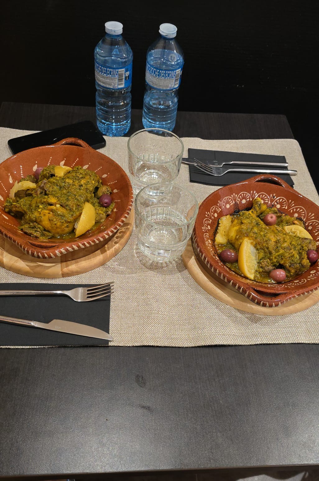Tajine Poulet Citron Confit (deghmira)
